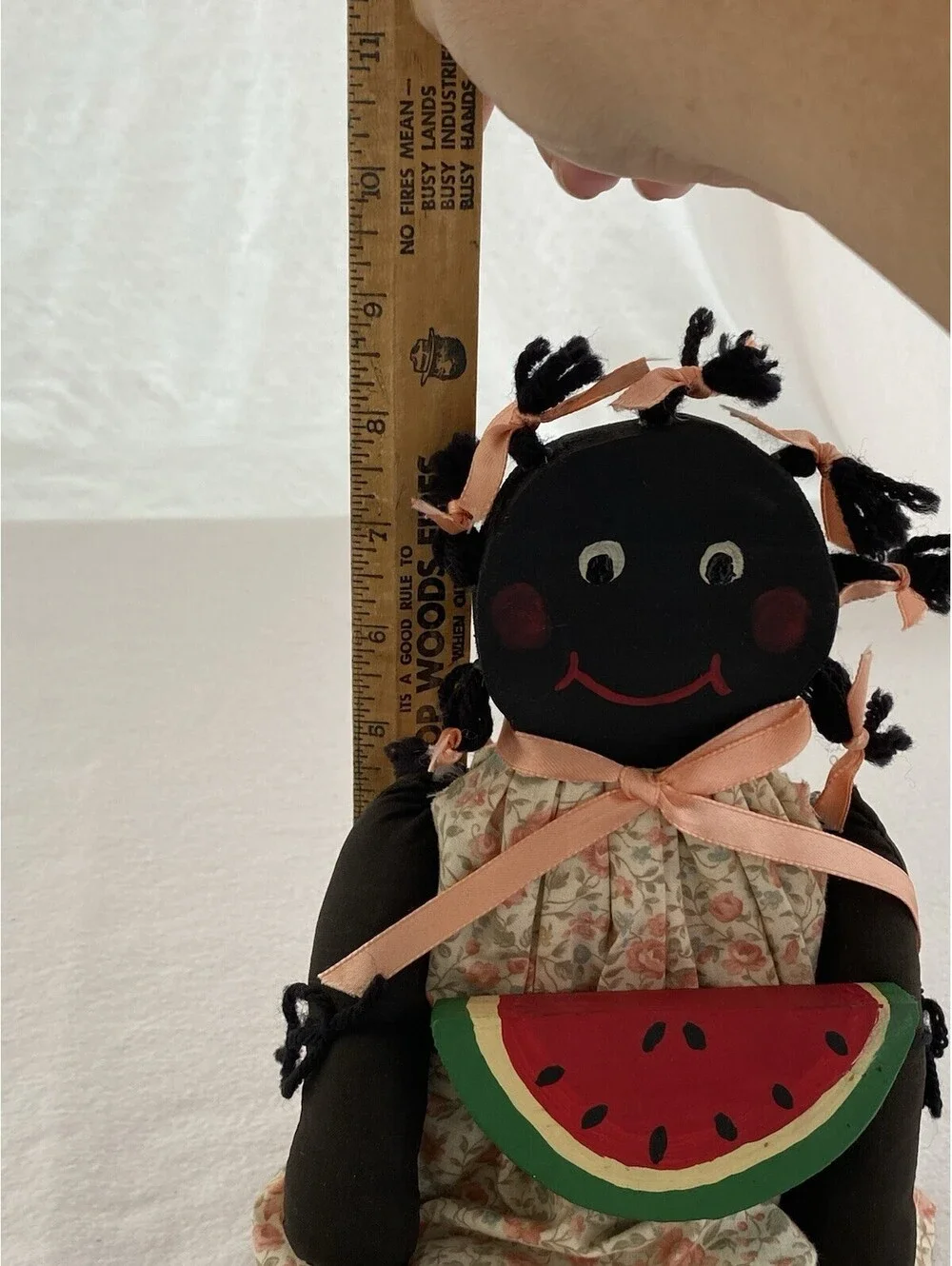 Vintage Cloth Handmade African American Folk Art Fabric 12
